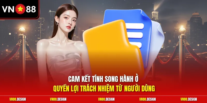 Cam kết tính song hành ở quyền lợi trách nhiệm từ người dùng