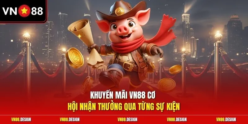 Khuyến mãi VN88 cơ hội nhận thưởng qua từng sự kiện 