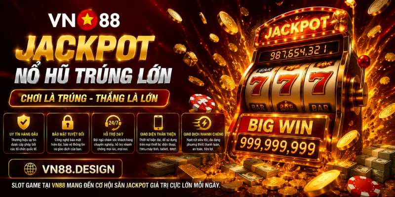 Slot game tại VN88 mang đến cơ hội săn jackpot giá trị cực lớn mỗi ngày.
