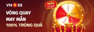 Vòng quay may mắn 100% trúng quà